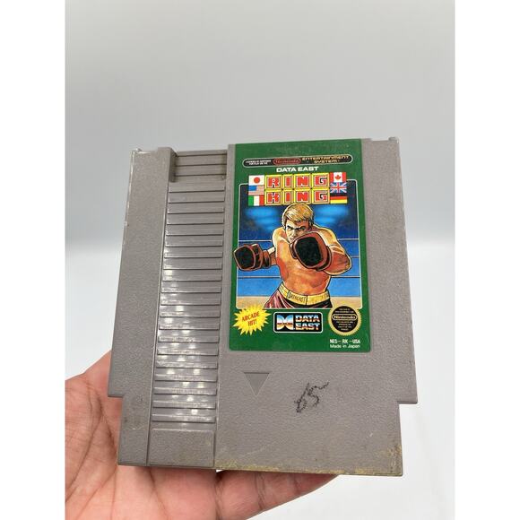 Ring King -- Nes Nintendo Original Classic Authentic Boxing Game Tested Clean - Picture 1 of 6